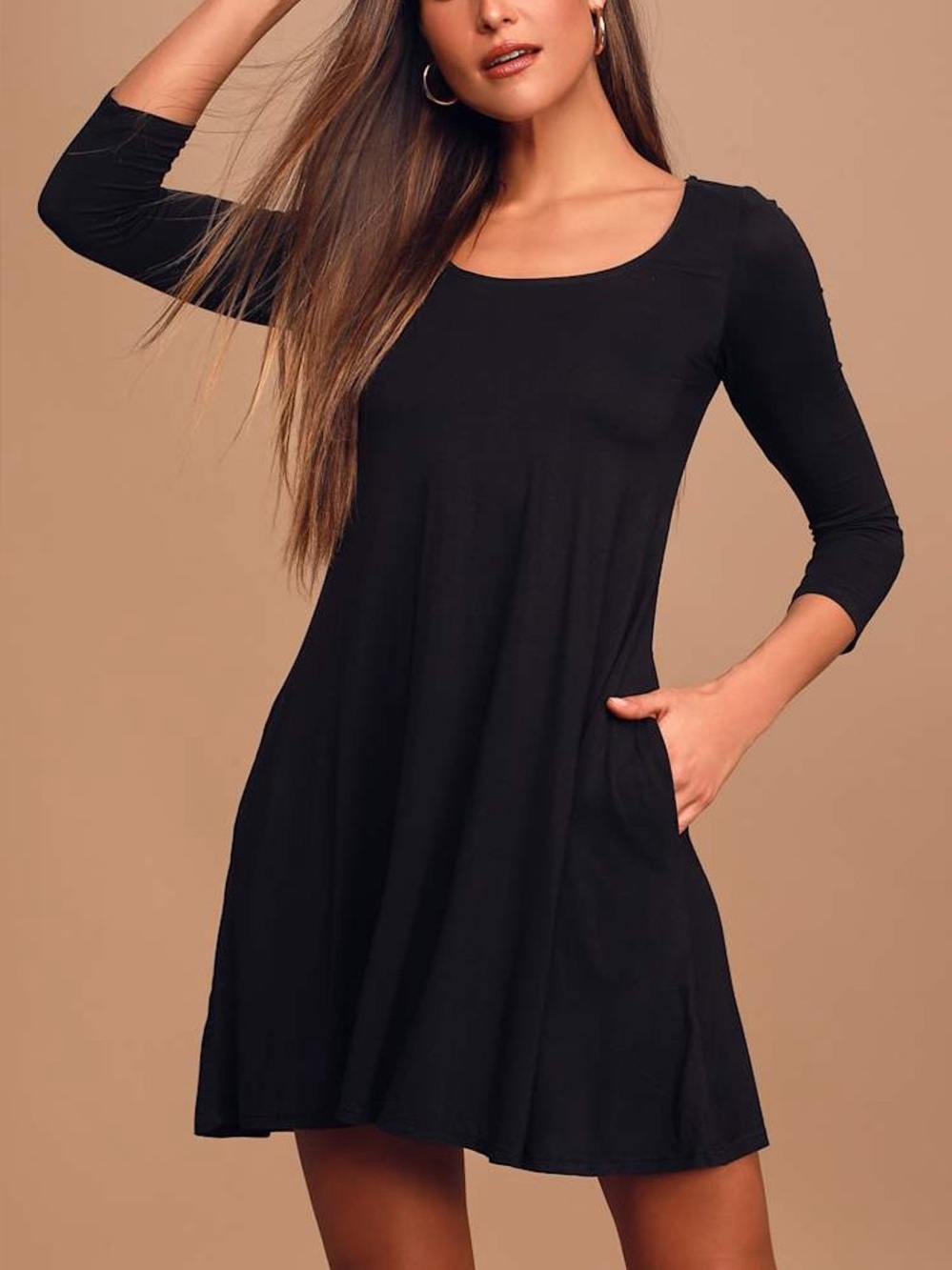 Lulus Twirl Swing Dress